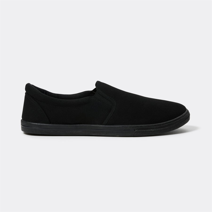 Men's Slip On Shoes - Black